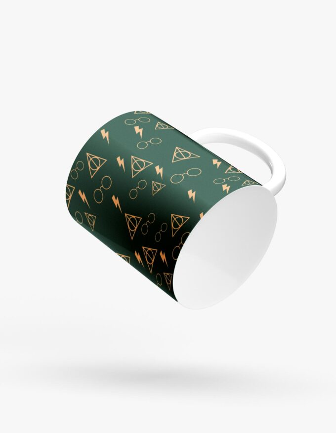 Caneca - Harry Potter - Pattern Verde