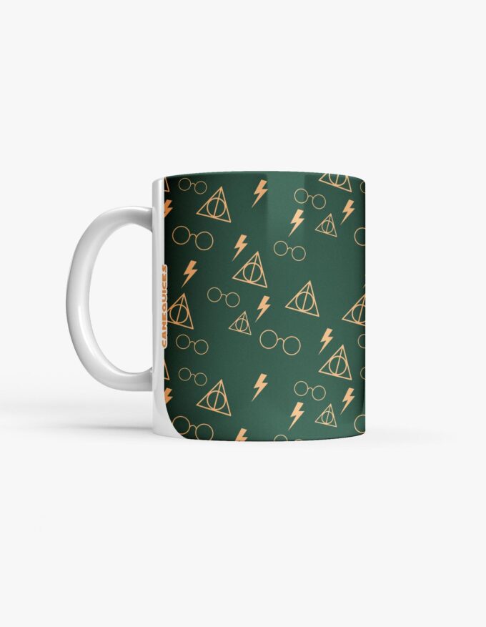 Caneca - Harry Potter - Pattern Verde